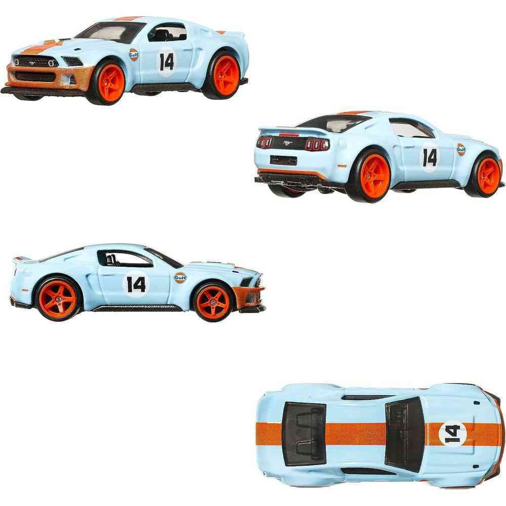 Hot Wheels Premium Car Culture 2 Pack - Ford Mustang Boss 302 & 2014 Custom Mustang