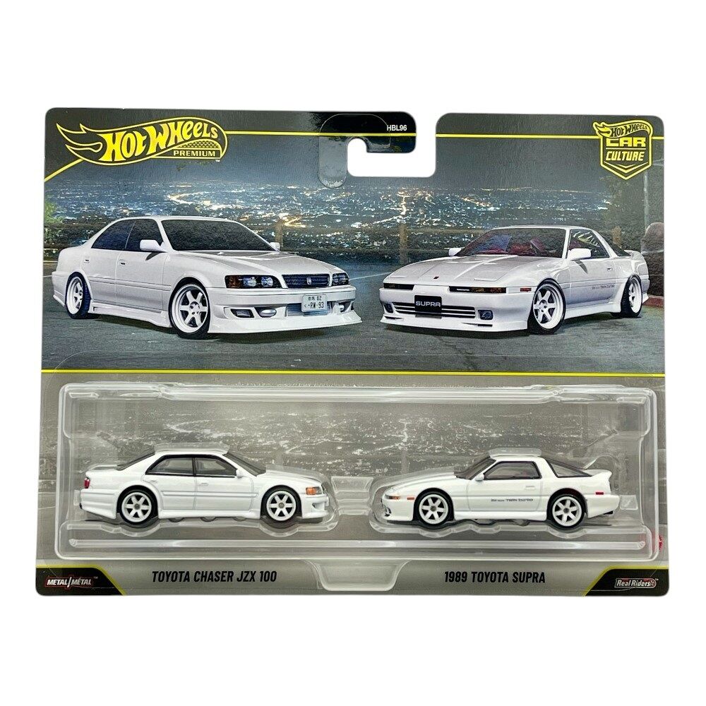 Hot Wheels Premium Car Culture 2 Pack - Toyota Chaser JZX 100 & 1989 Toyota Supra