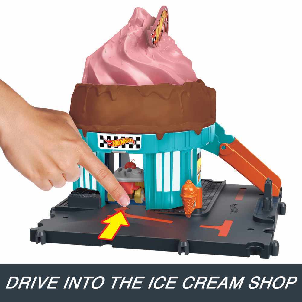 Hot Wheels City - Downtown Ice Cream Swirl