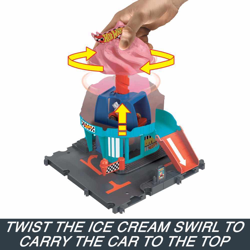 Hot Wheels City - Downtown Ice Cream Swirl