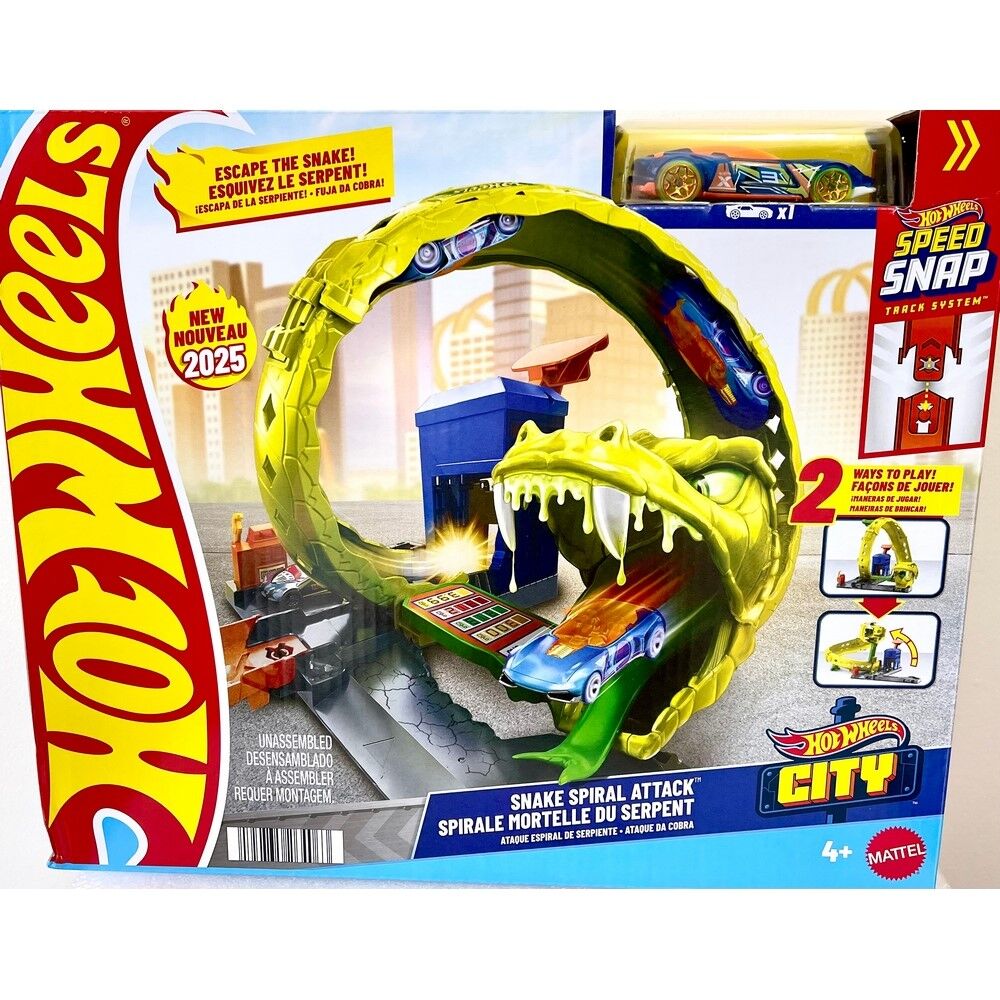 Hot Wheels City Snake Spiral Attack