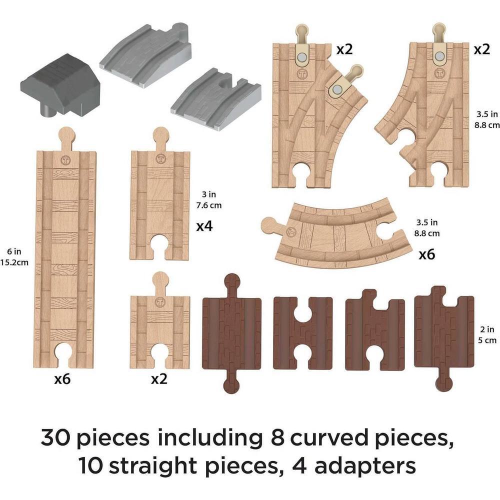 Thomas & Friends Wooden Railway - Expansion Clackety Track Pack