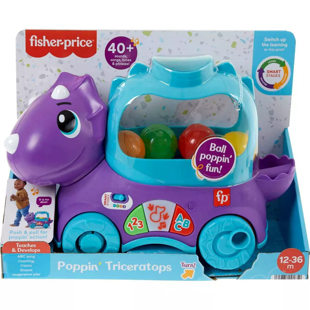 Fisher Price- Poppin Triceratops
