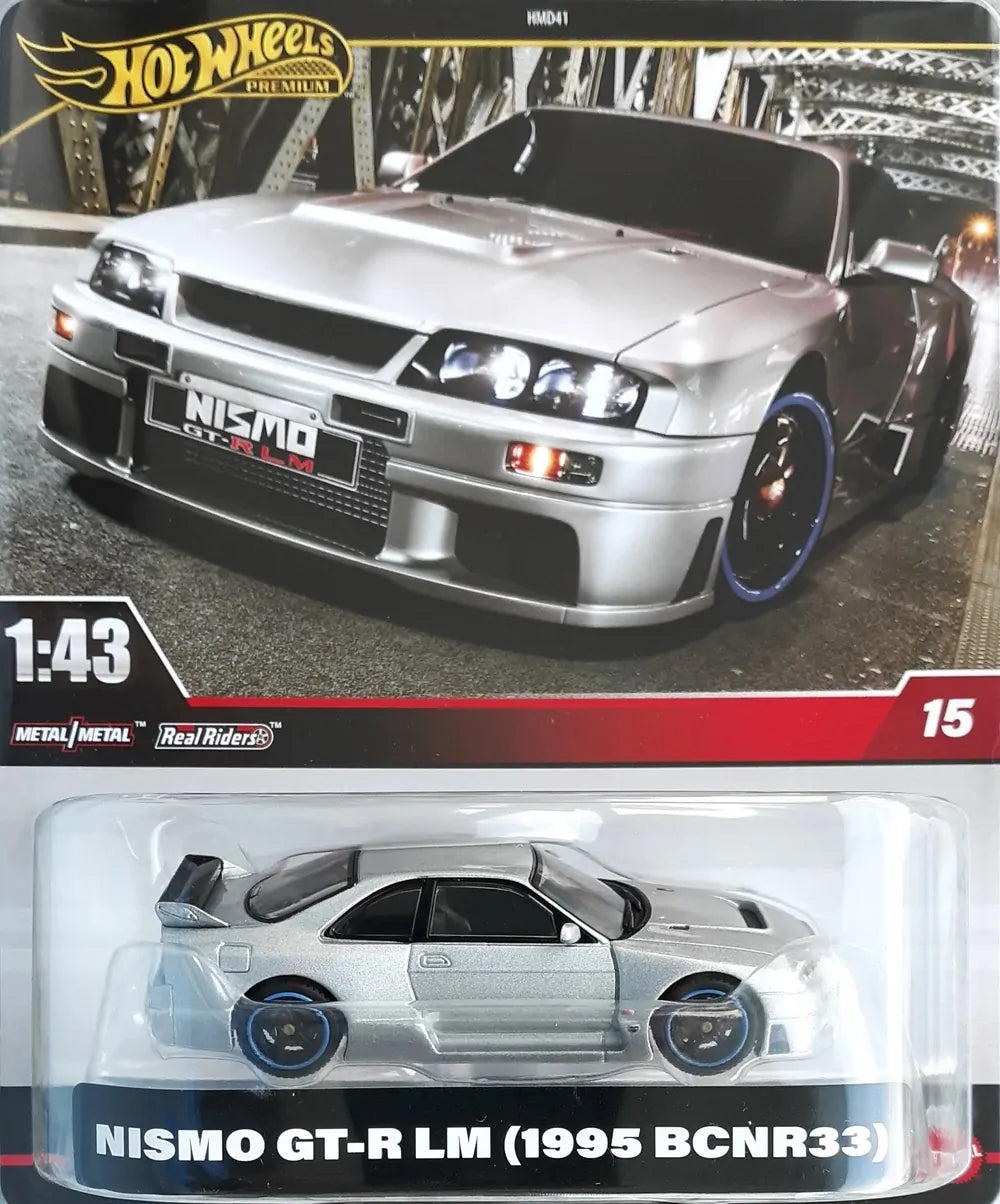 Hot Wheels Premium Nismo GT-R LM ( 1995 BCNR33) 1:43