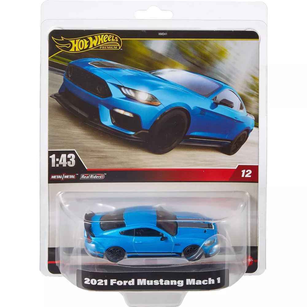 Hot Wheels Premium 1:43 - 2021 Ford Mustang Mach 1 (Blue)