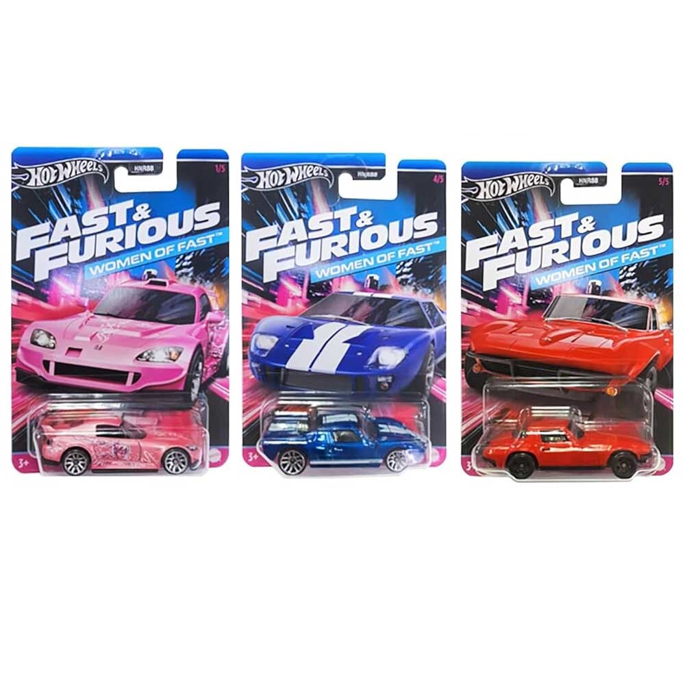 Hot Wheels Themed - Fast & Furious Women of Fast (3 pack)