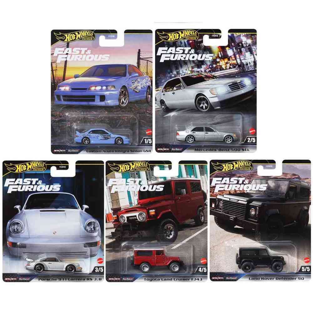 Hot Wheels Premium Fast & Furious Set - Case 956G