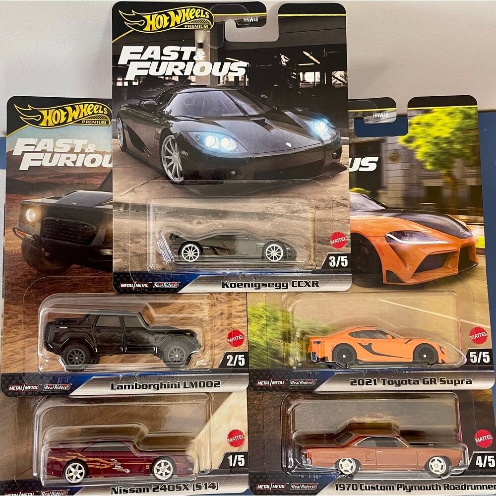 Hot Wheels Premium Fast & Furious Mix L Box of 10 Cars 2025