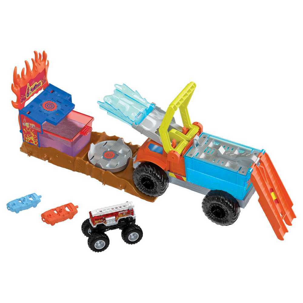 Hot Wheels Monster Trucks Arena Smashers Bone Shaker Playset