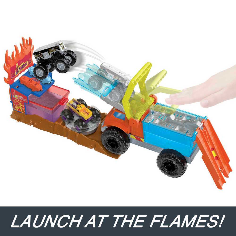 Hot Wheels Monster Trucks Arena Smashers - 5 Alarm Rescue