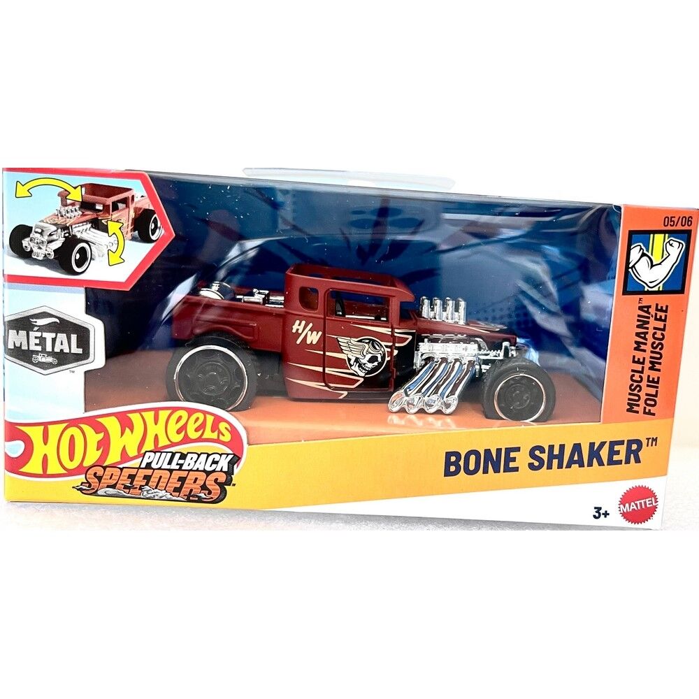 Hot Wheels Pullbacks Speeders Bone Shaker