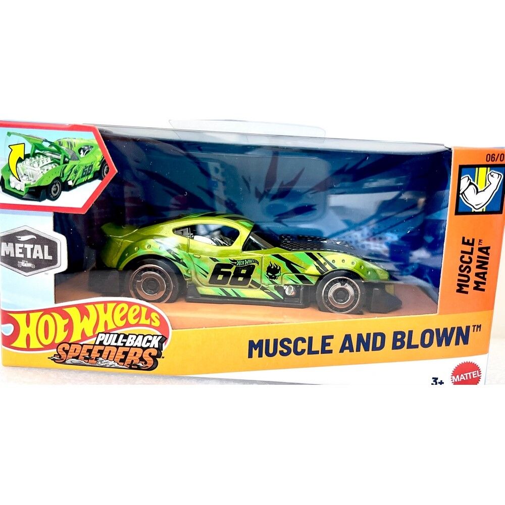 Hot Wheels Pullbacks Speeders Muscle and Blown