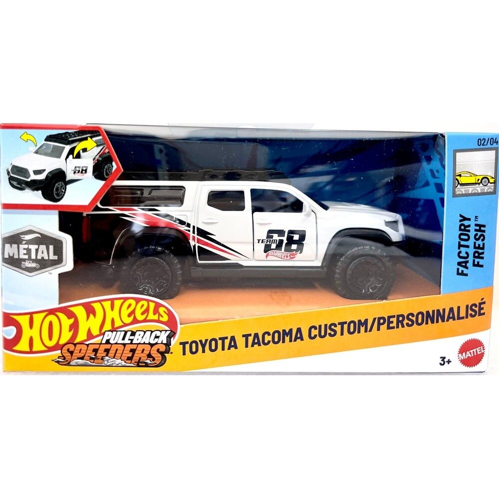 Hot Wheels Pullbacks Speeders Toyota Tacoma Custom