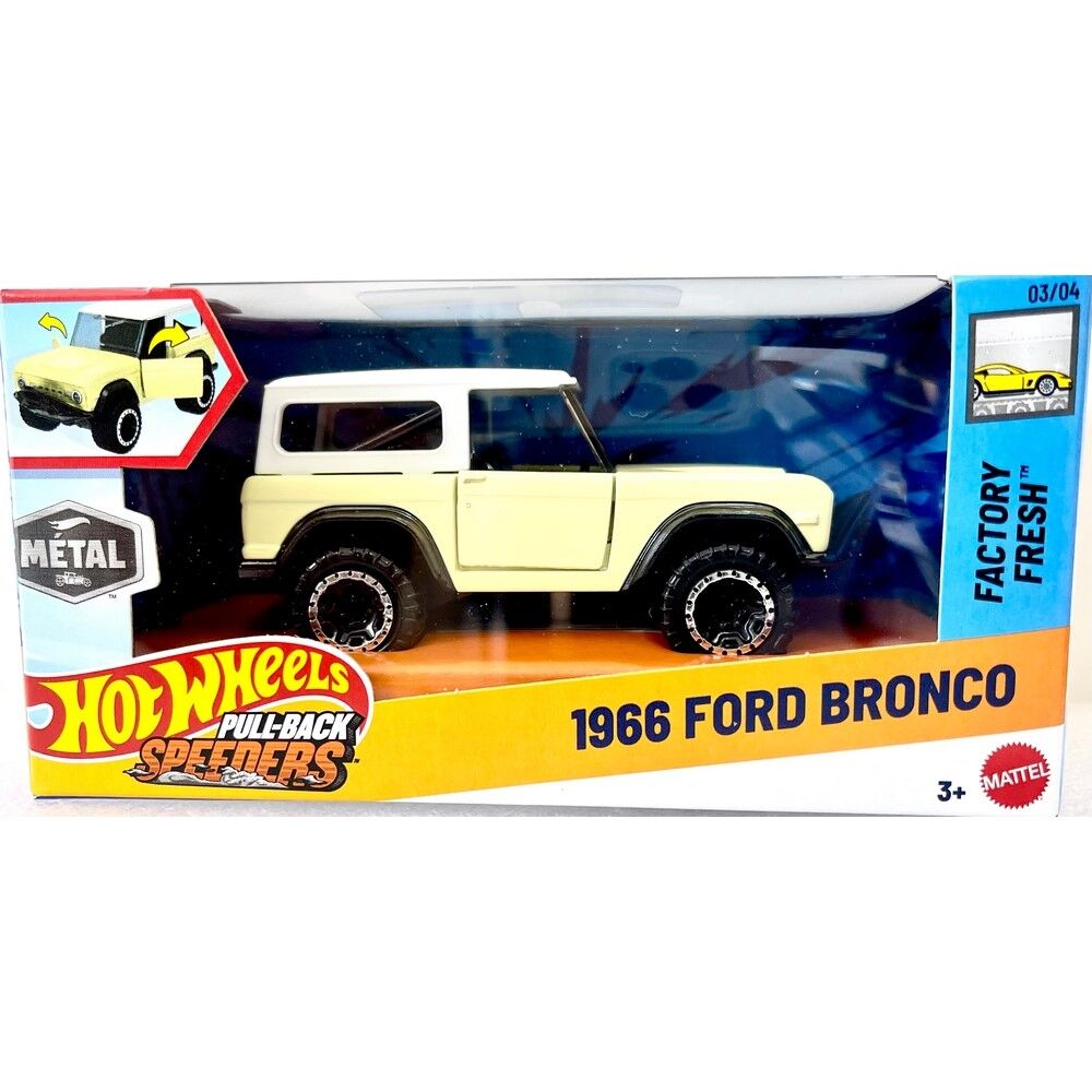 Hot Wheels Pullbacks Speeders 1966 Ford Bronco