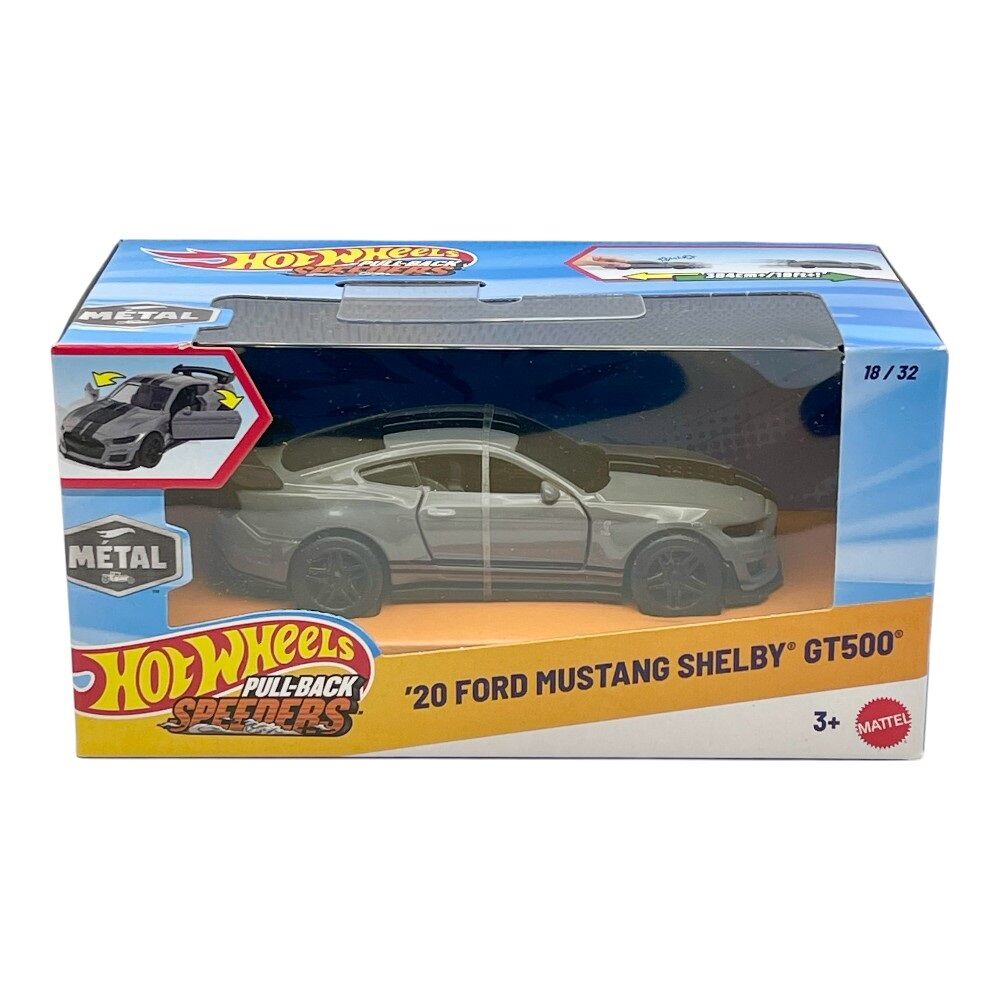 Hot Wheels Pullbacks Speeders - '20 Ford Mustang Shelby GT500