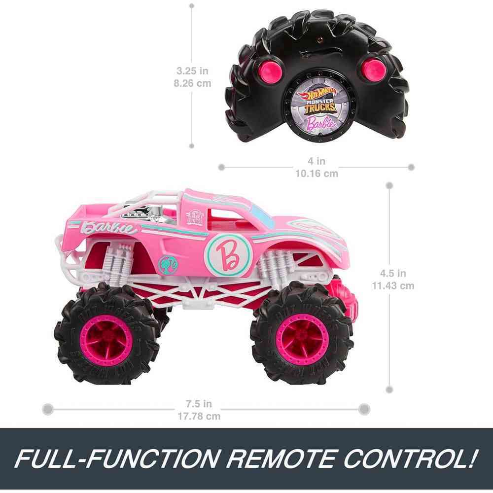Hot Wheels Monster Truck 1:24 - Barbie RC