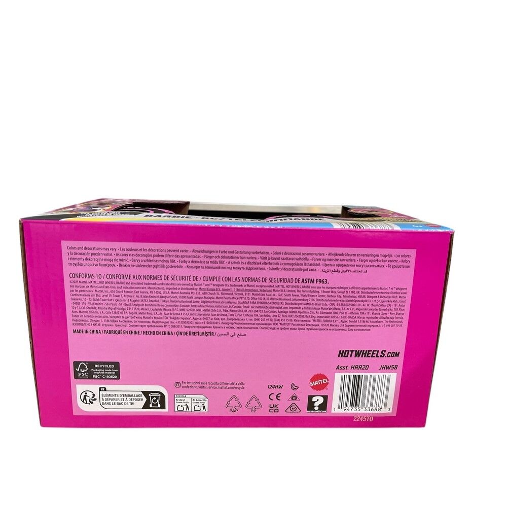 Hot Wheels Monster Truck Barbie RC/ Telecommande 1:24
