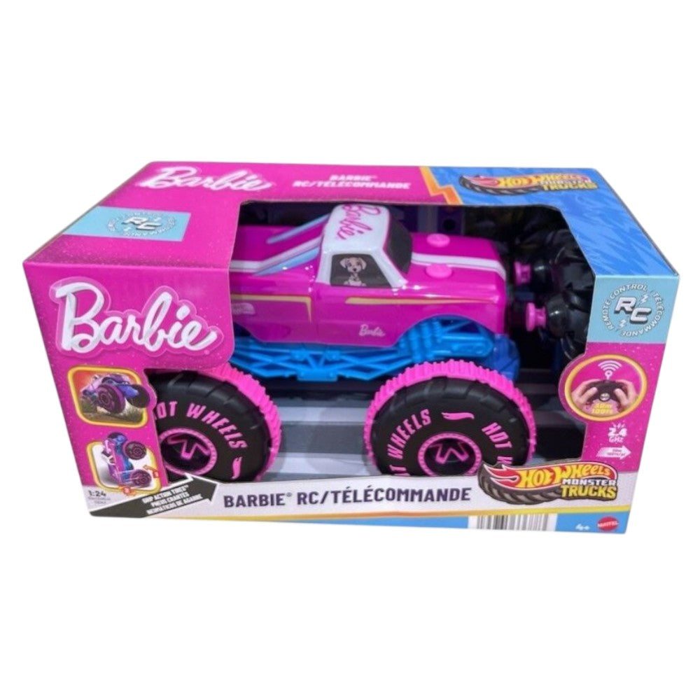 Hot Wheels Monster Truck Barbie RC/ Telecommande 1:24