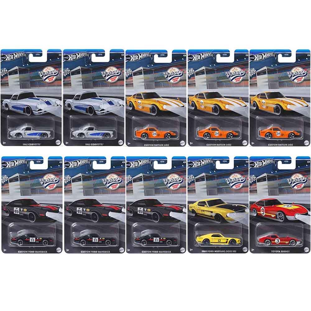 Hot Wheels Vintage Racing Club Box of 10 Case 956B