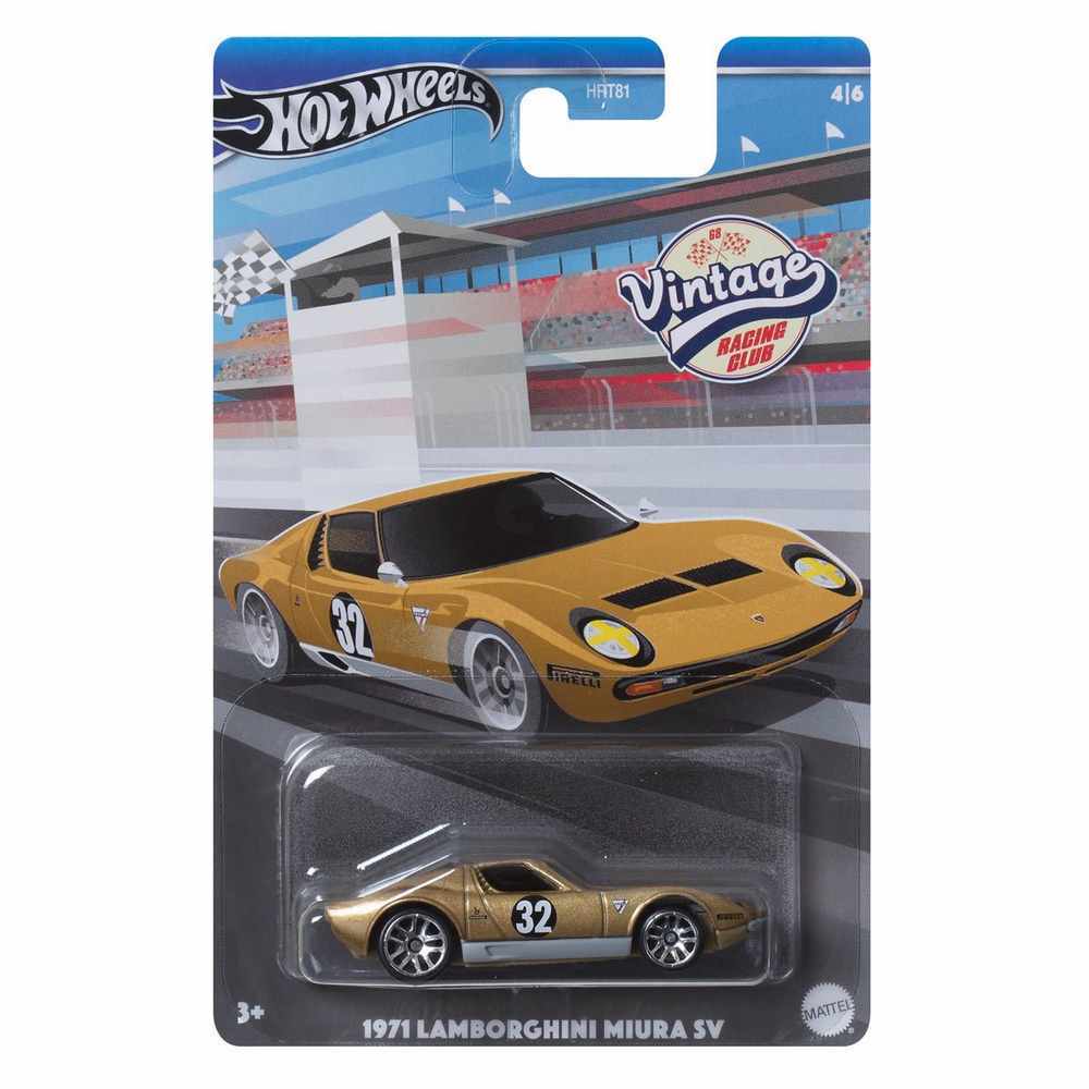 Hot Wheels Vintage Racing Club - 1971 Lamborghini Miura SV