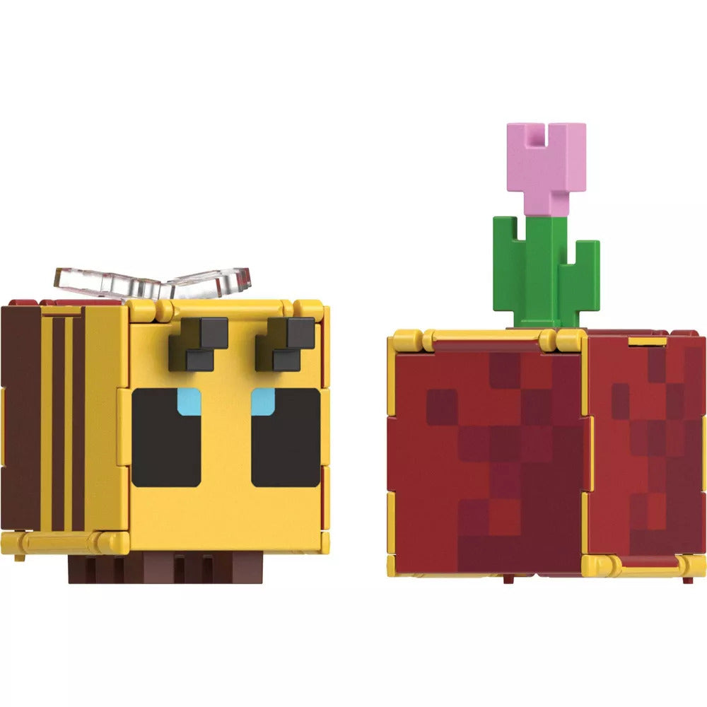 Minecraft Flippin Figs - Bee + Flower Pot