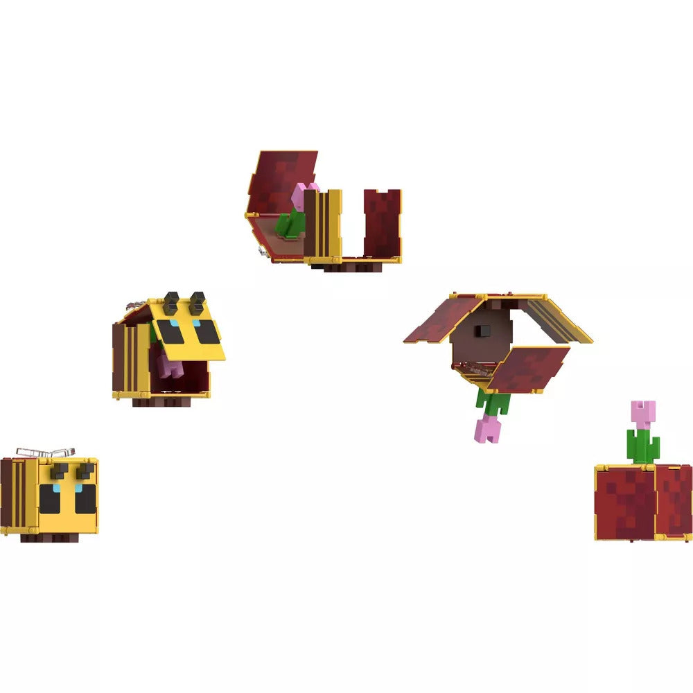 Minecraft Flippin Figs - Bee + Flower Pot