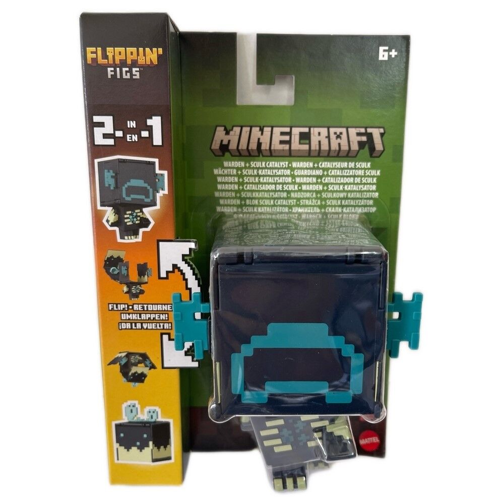 Minecraft Flippin' Fig 2 In 1 Warden Sculk Catalyst
