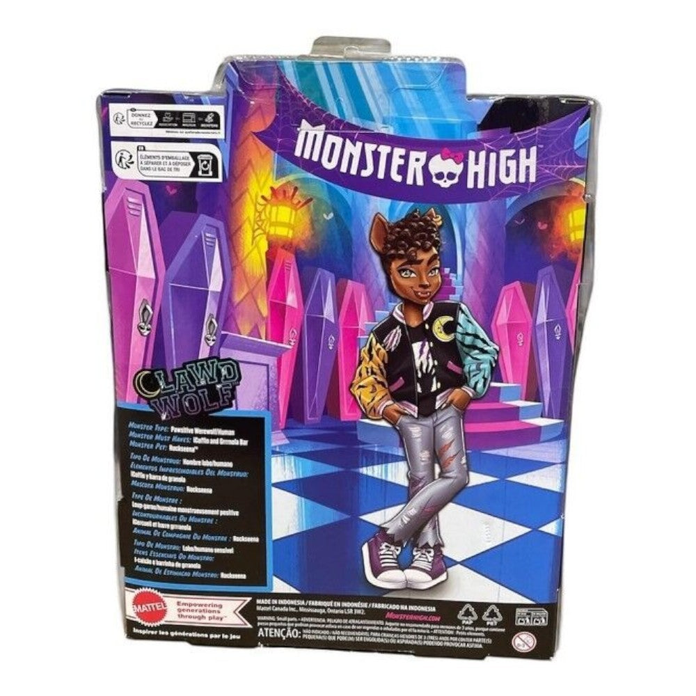 Monster High Doll Clawd Wolf