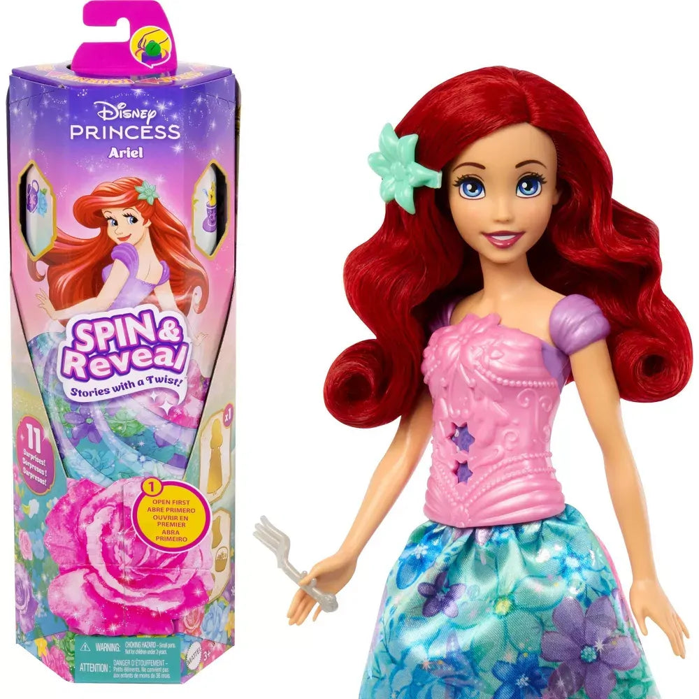 Disney Princess Ariel Spin & Reveal Doll