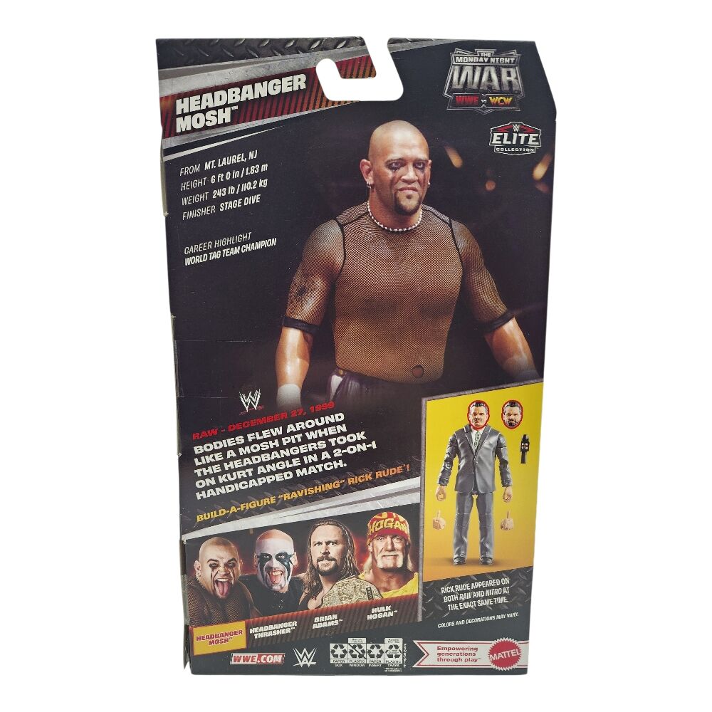 WWE Elite The Monday Night War WWE VS WCW - Headbanger Mosh