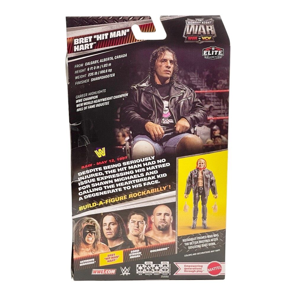 WWE Elite The Monday Night War WWE VS WCW - Bret "Hit Man" Hart