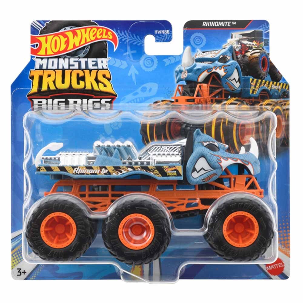 Hot Wheels Monster Trucks Rhinomite Big Rigs 1:64