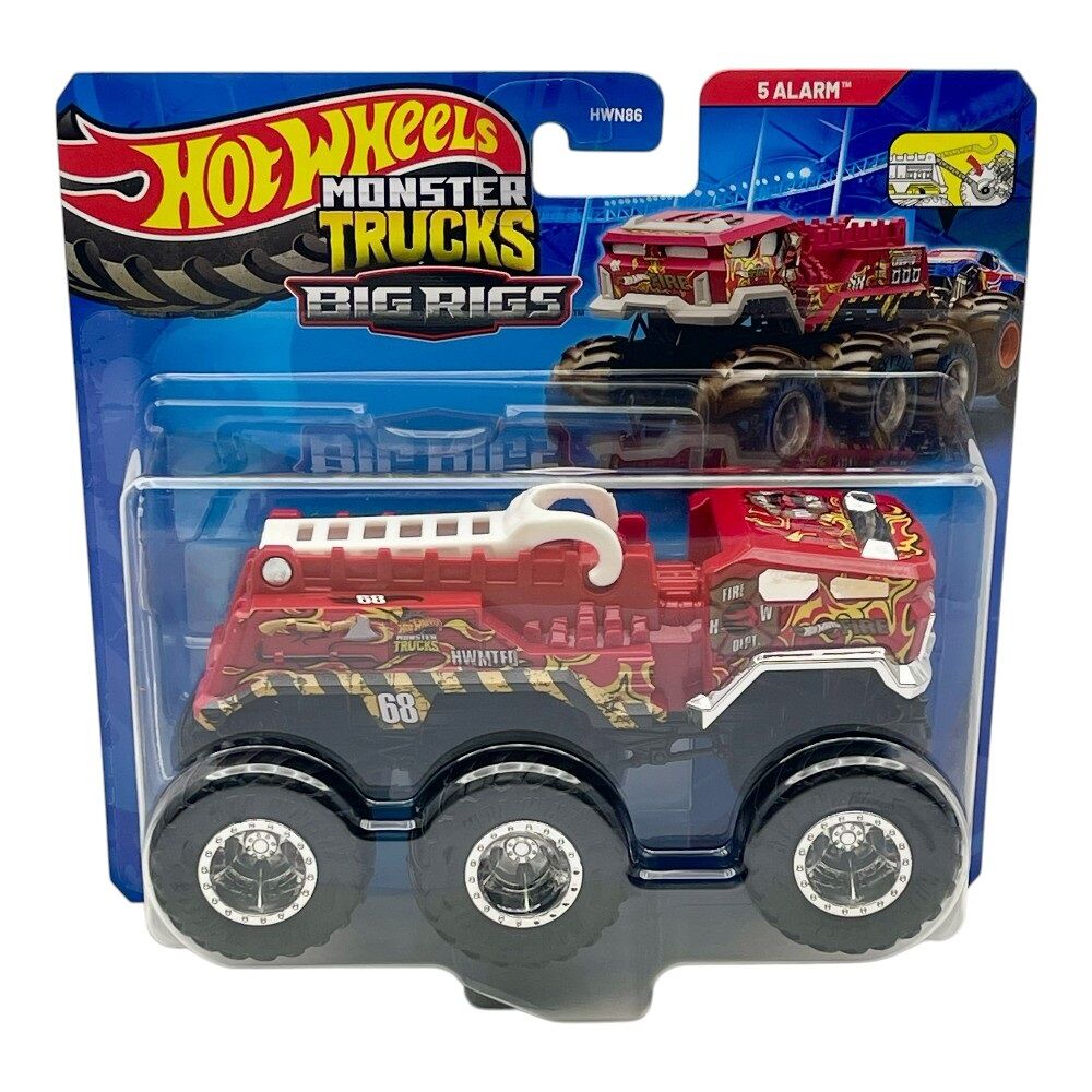 Hot Wheels Monster Trucks Big Rigs - 5 Alarm