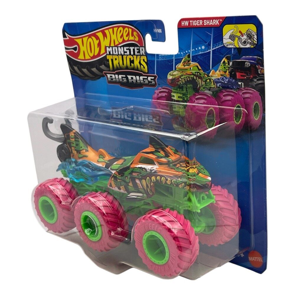 Hot Wheels Monster Trucks Big Rigs HW Tiger Shark