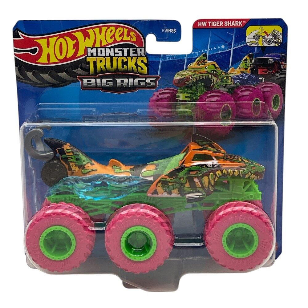 Hot Wheels Monster Trucks Big Rigs HW Tiger Shark