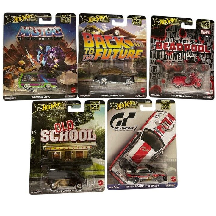 Hot Wheels Premium POP Culture Set of 5