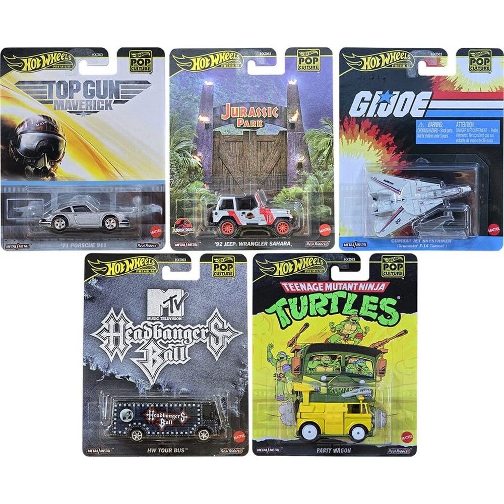 Hot Wheels Premium POP Culture Set of 5 2025