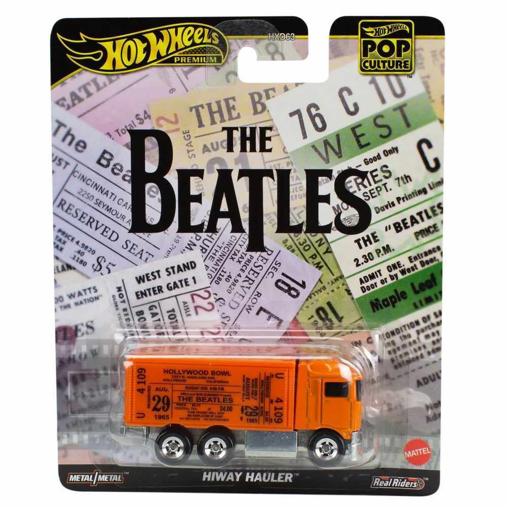 Hot Wheels Premium Pop Culture - The Beatles Hiway Hauler (Orange Ticket)