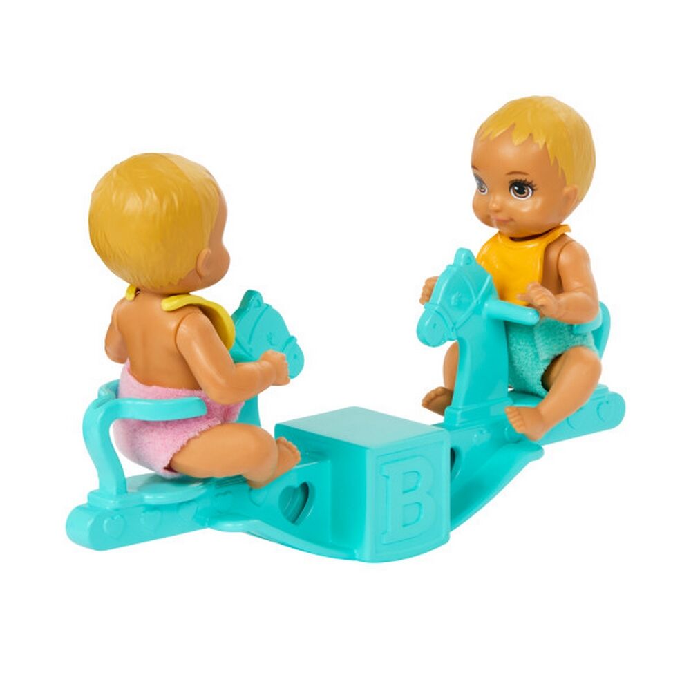 Barbie Skipper Babysitter Doll with Twin Nursery Playset & Accessories