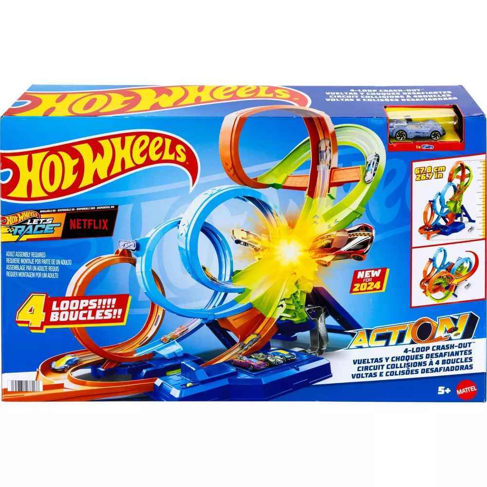 Hot Wheels Action - 4 Loop Crash Out