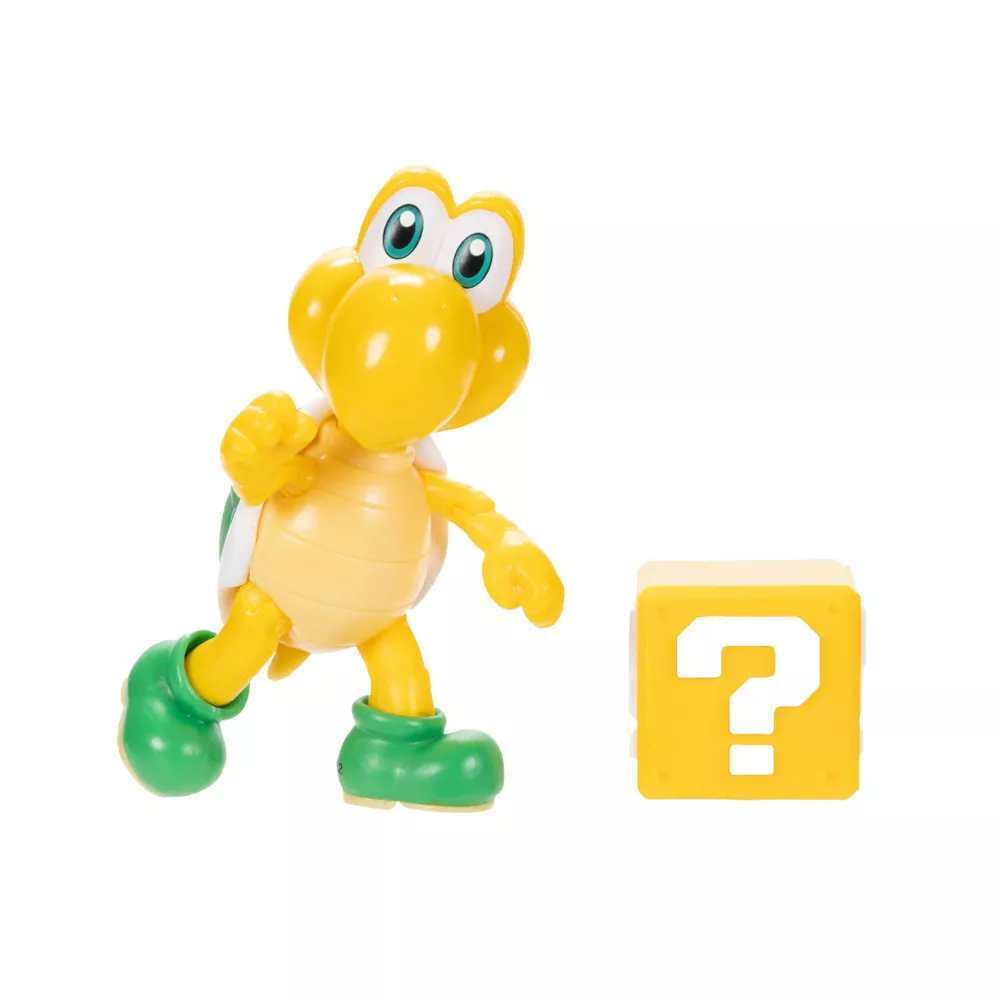 Super Mario Articulated Figure 4" - Koopa Troopa with Block