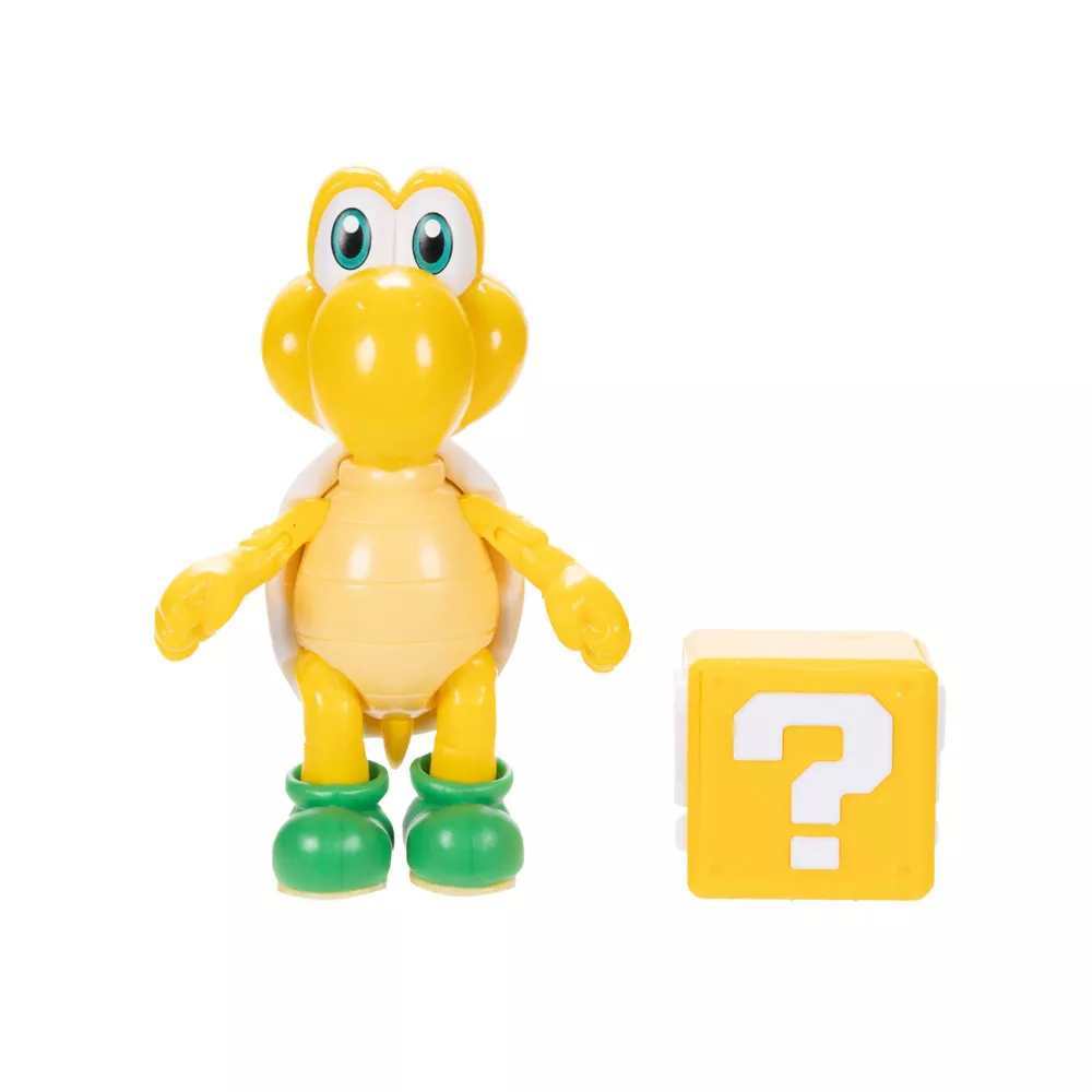 Super Mario Articulated Figure 4" - Koopa Troopa with Block