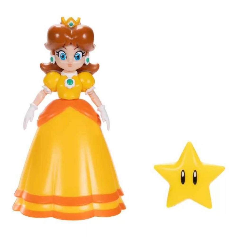 Nintendo Super Mario 10cm Daisy with Super Star Action Figure