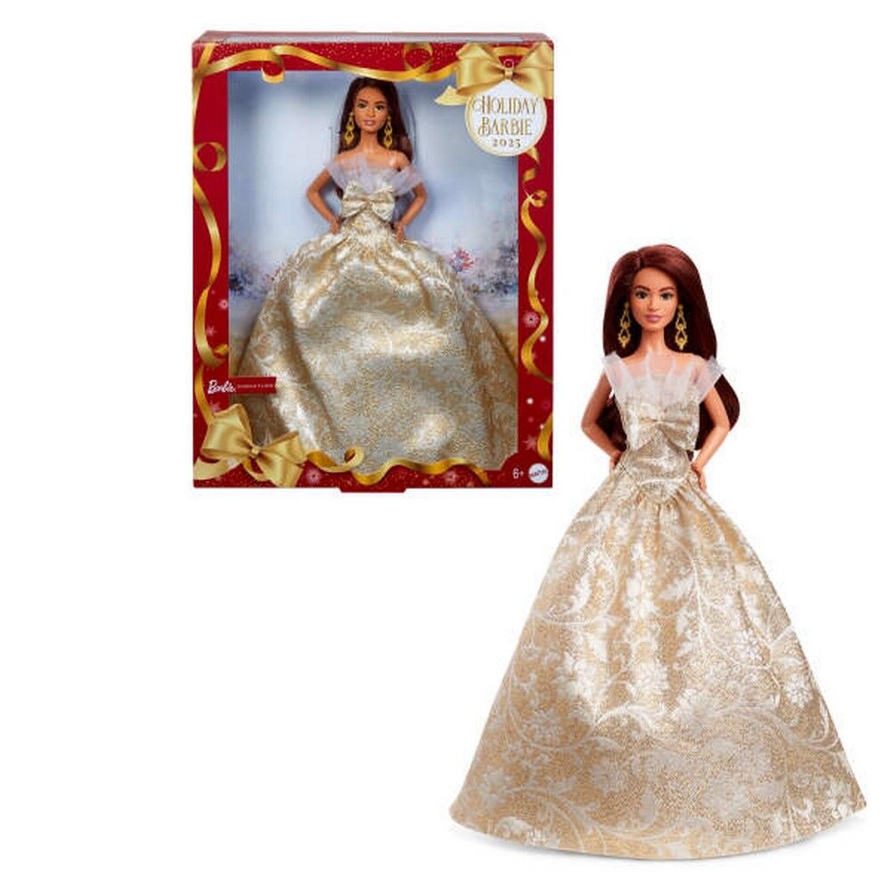 Barbie Signature Holiday Barbie Doll 3 2025