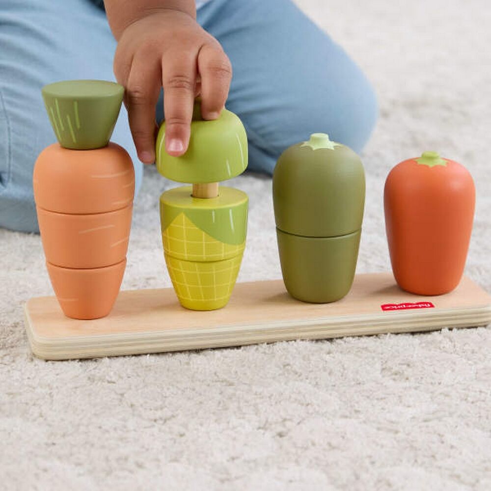 Fisher-Price Wooden Veggie Stacker 18m+