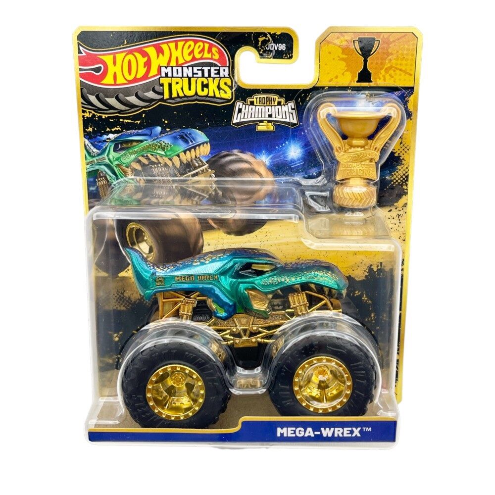 Hot Wheels Monster Trucks Trophy Champions 1:64 Mega-Wrex