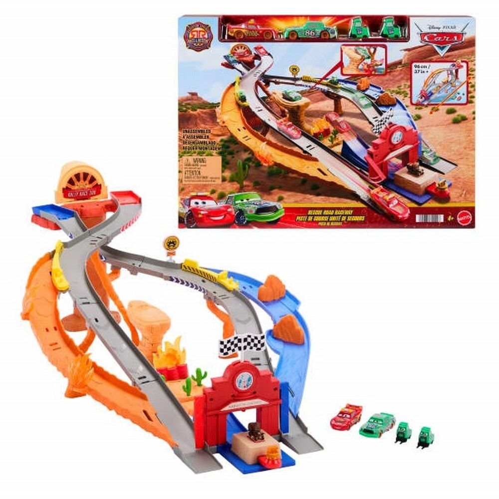 Disney and Pixar Cars - Radiator Springs Race & Rescue Rescue Road Raceway 2025 Driver Playset