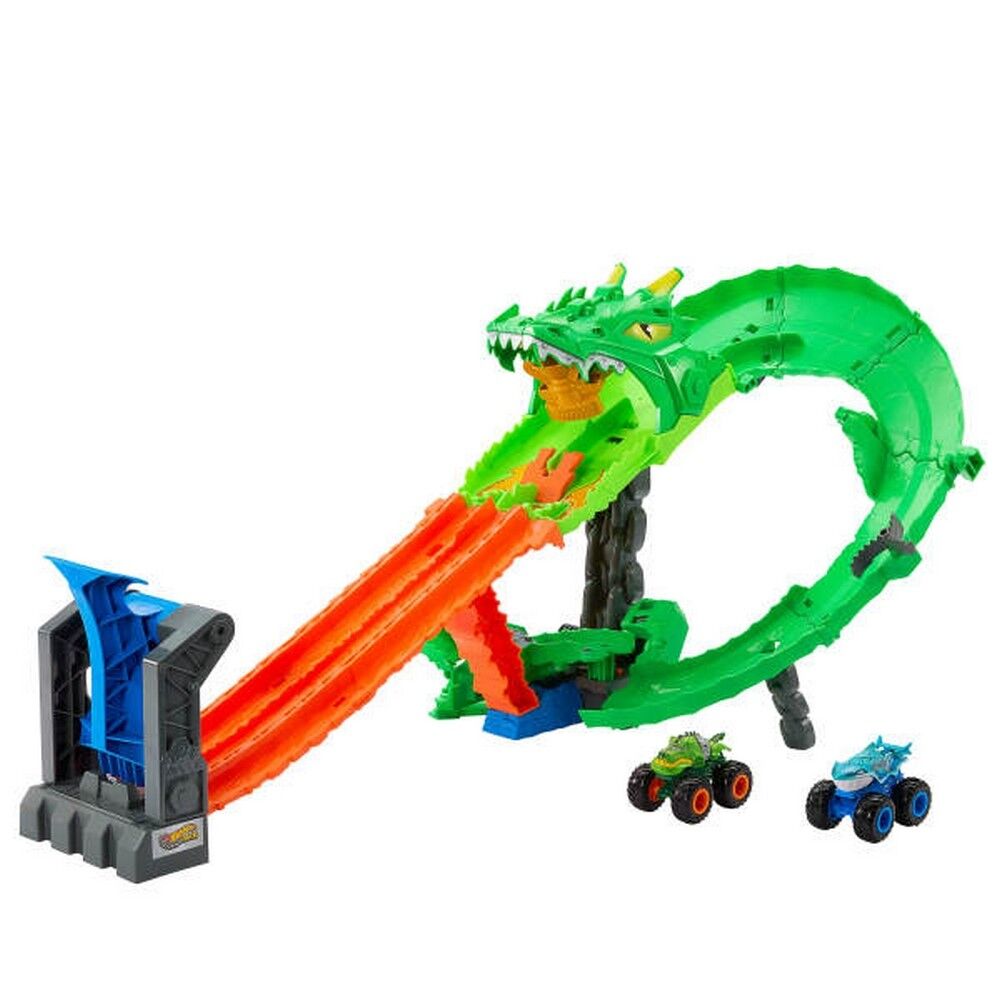 Hot Wheels Monster Trucks Sharks VS Dinos