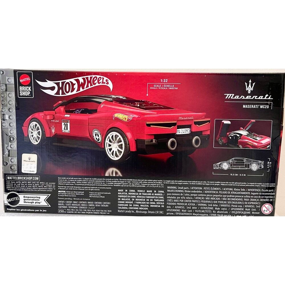 Hot Wheels Maserati MC20 Bricks
