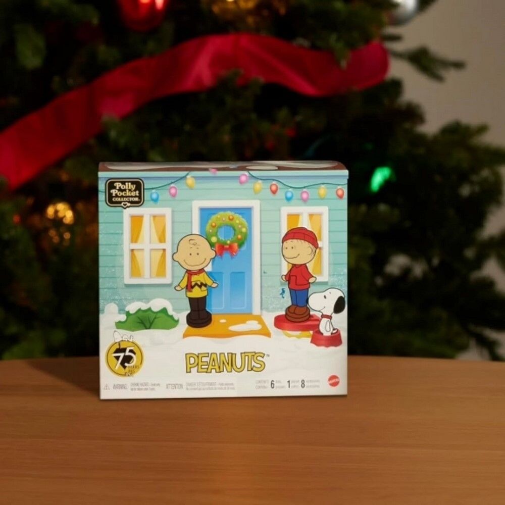 Polly Pocket Collector Peanuts Compact  75 Years of Peanuts